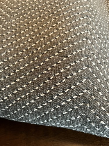 KING 108X96 INCHES CATALINA CHARCOAL COVERLET 100% COTTON ANNE SELKE - Picture 8 of 11