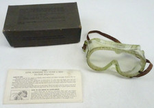 Military Goggles Green Splash Proof U37-G-3050 + Box Chemical USA