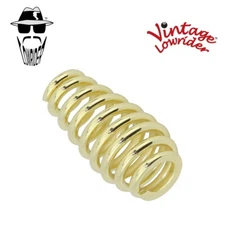 ORIGINAL 90MM LONG GENUINE F&R LOWRIDER UNIVERSAL STEEL FORK SPRING GOLD