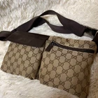 GUCCI Auth GG Waist Pouch shoulder Bumbag Belt Bag Fanny Pack Vintage