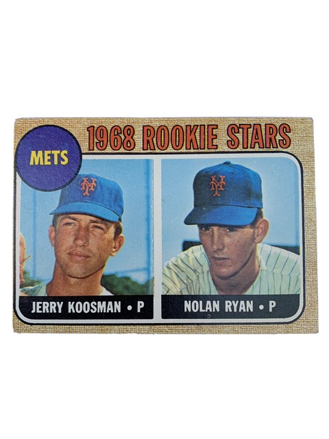 1968 Topps 177 Jerry Koosman Nolan Ryan Rookie Card VG EBay