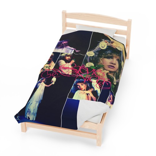 Stevie Nicks Velveteen Plush Blanket, Cozy Throw Blanket, Retro Decor - Picture 5 of 15