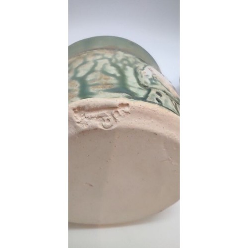 Art Pottery Coffee Mugs VFP Veterans For Peace with Applied Doves - Picture 7 of 10