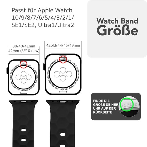 Bransoletka Hexion do Apple Watch Series SE 10 9 8 7 6 5 4 3 2 1, 38/40/41/42mm - Zdjęcie 24 z 78