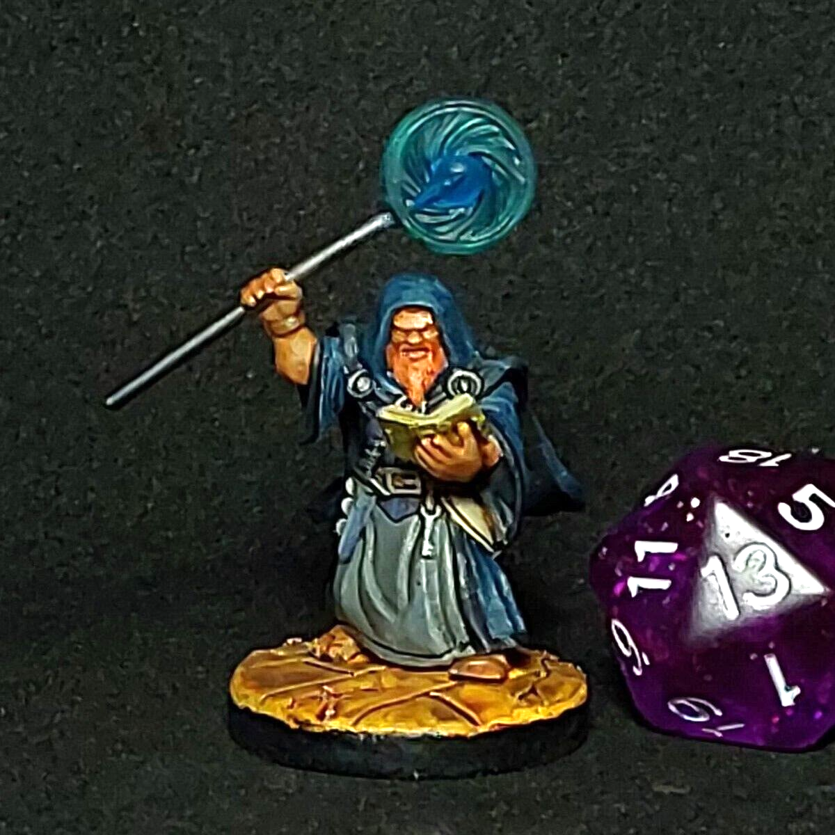 Reaper Bones Miniatur – Zwergenzauberer Zu Pferd, Für Rollenspiele & Tabletop (Nr. 77575)