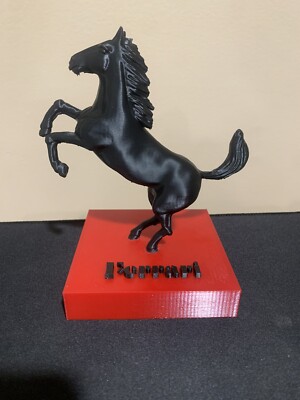 Ferrari Inspired Horse Figure - 3d Printed