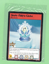 NEOPETS - SEALED PROMO - 2004 SNOW FAERIE GLOBE MP 13/15 038 