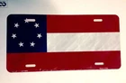 CIVIL WAR "1ST NATIONAL CONFEDERATE 7 STAR FLAG" License Plate  Made in USA