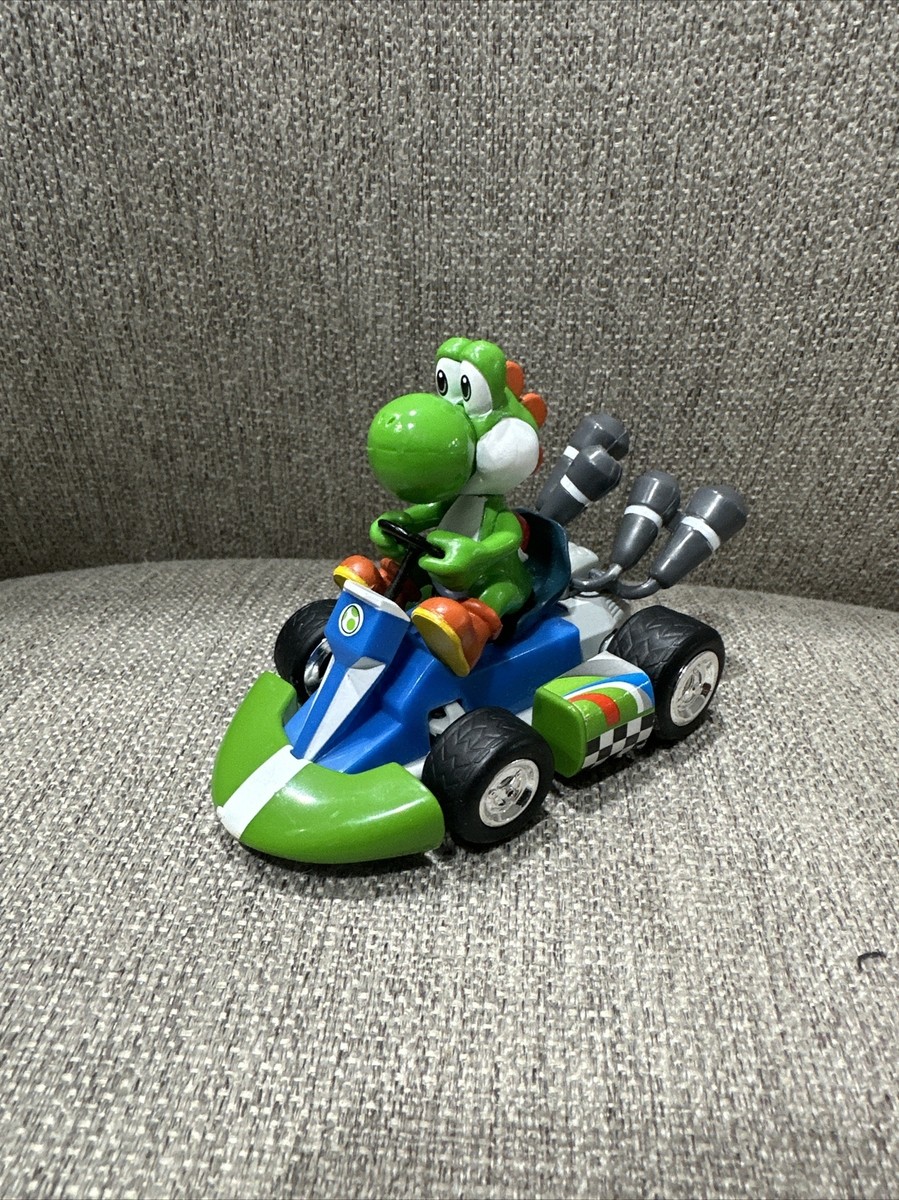 Goldie RC Mario Kart Yoshi Figure on Cart Car Replacement Nintendo