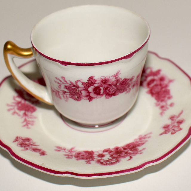 Limoges LaCloche Cup & Saucer