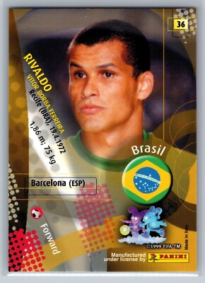 Rivaldo #36 2002 FIFA World Cup Korea Japan Brasil | eBay