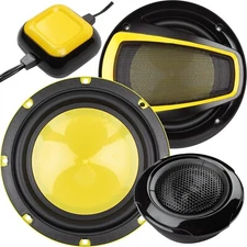 Audiotek 650W 6.5-Inch 2-Way Car Audio Component Speakers System 6-1/2 Inches