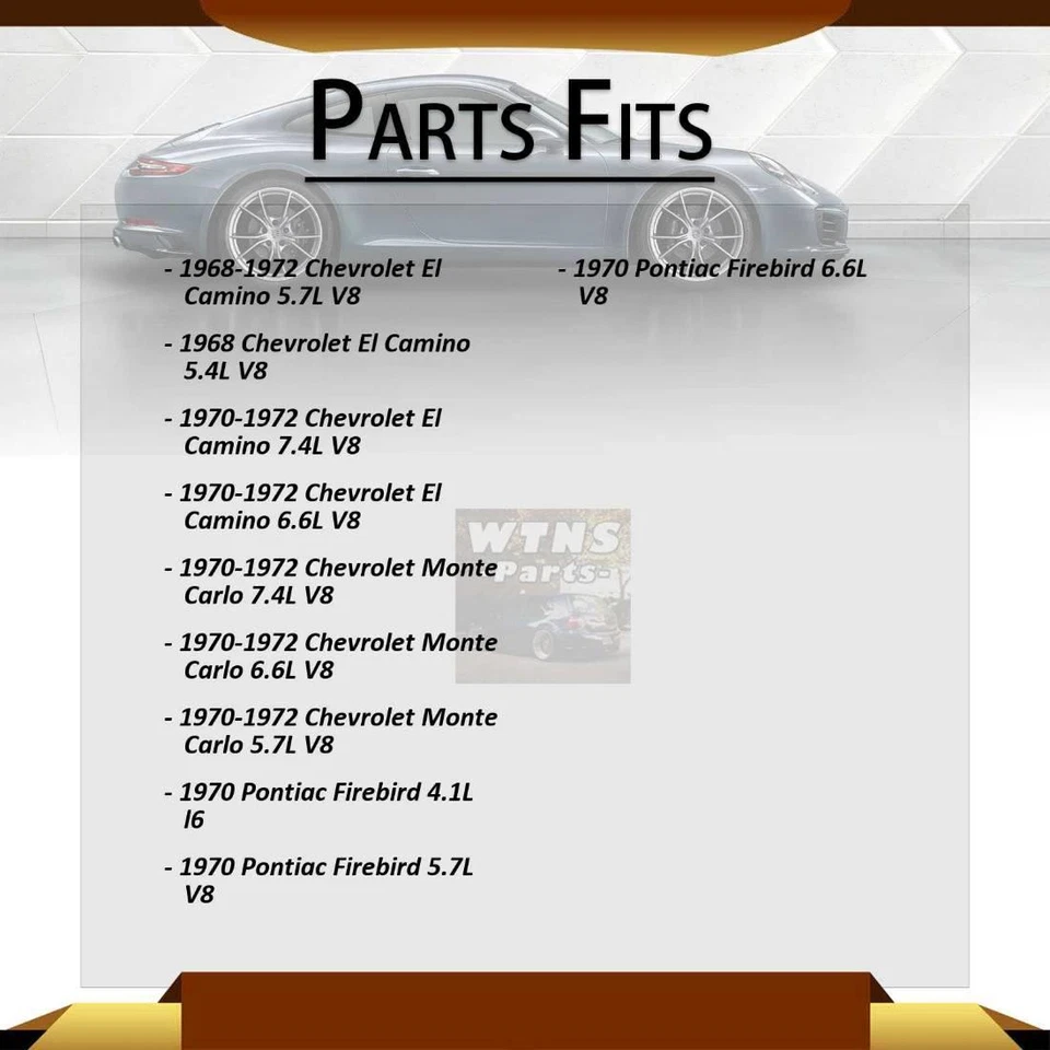 Задний вал оси 2x OE Solutions для Chevrolet El Camino 3,8 л 1968-1969 - Изображение 3 из 4