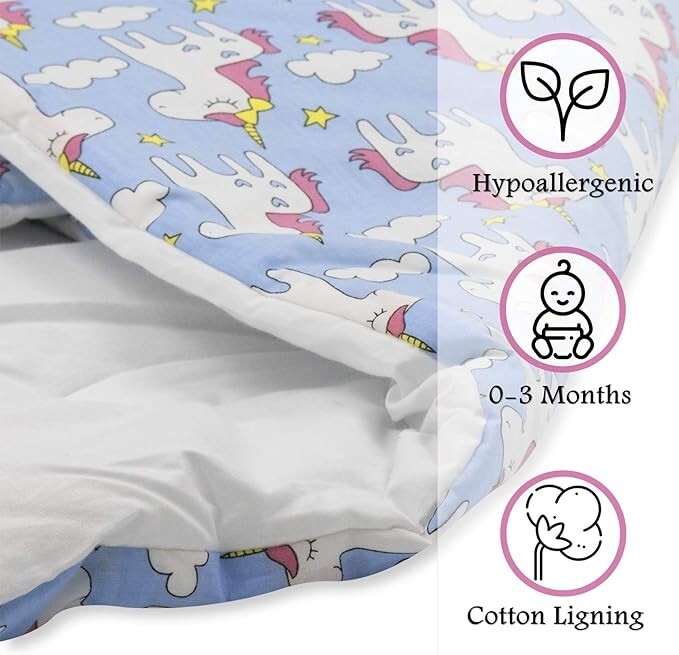 cotton for CAR SEAT Swaddle Wrap Blanket Sleeping Bag for Newborn