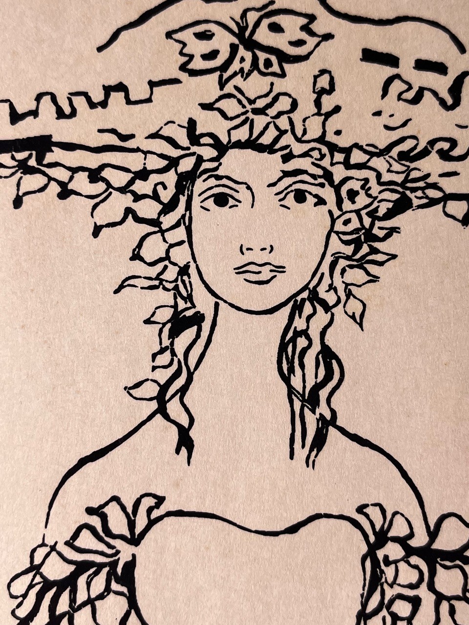 RENE PORTOCARRERO. Engraving. Serigraphy / cardboard. Contemporary  Cuban Art.