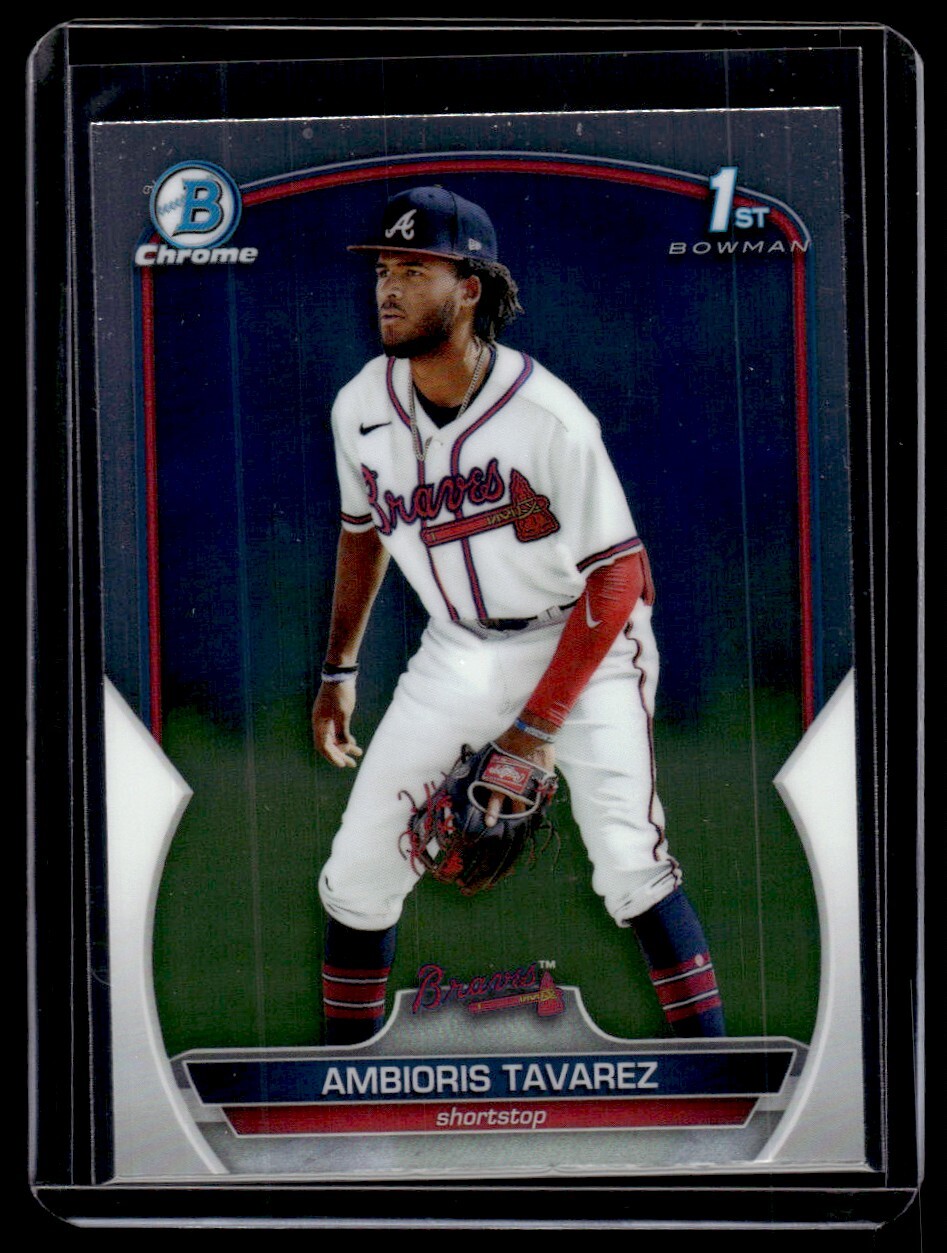 2023 Bowman Chrome Prospects Ambioris Tavarez Atlanta Braves #BCP-33