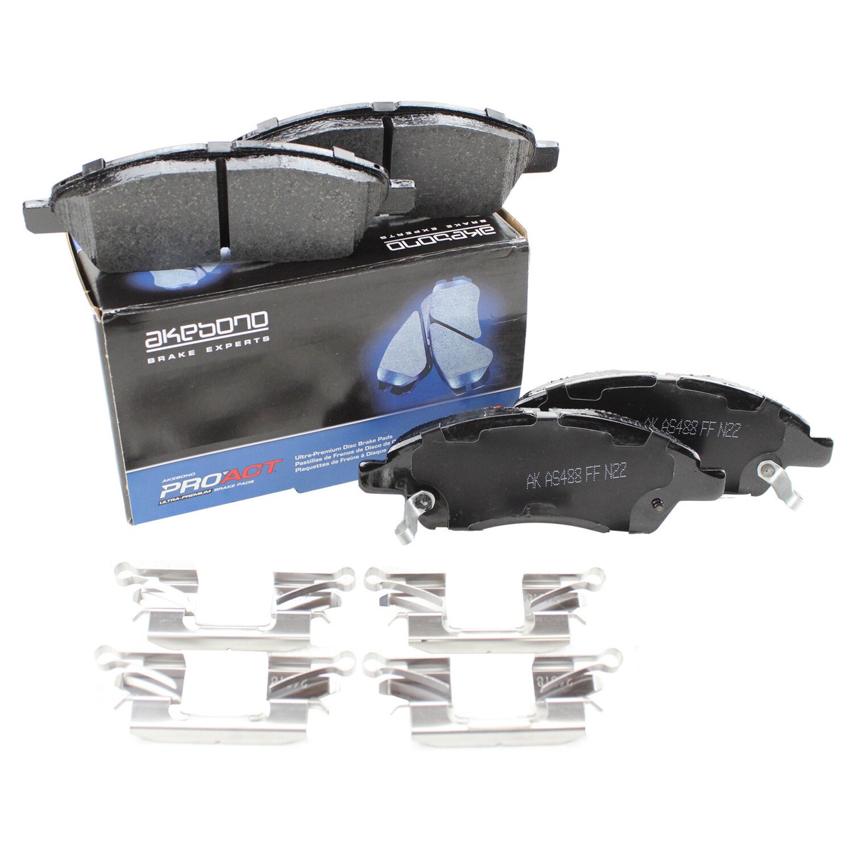 Akebono ProAct Ultra Premium Brake Pads Nissan Micra/Versa Akebono ProAct Ultra Premium Brake Pads Nissan Micra/Versa