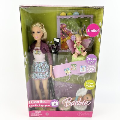 Barbie I Can Be Baby Photographer Playset K8577 Mattel 2006 | eBay