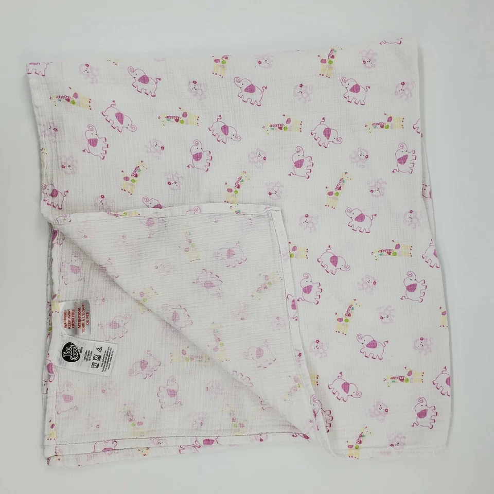 Manta To Good By Penny Jungle Swaddle Algodón Muselina Seguridad Bebé Rosa B21 Foto 3 de 4