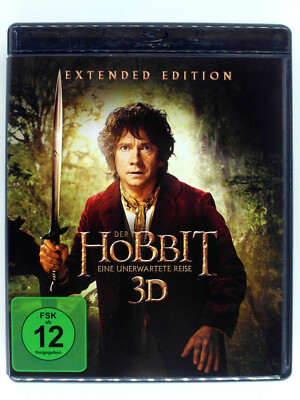 Der Hobbit - Eine unerwartete Reise 3D - Extended Edition 5 Discs - Ian McKellen