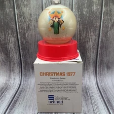 Vintage 1977 Schmid Limited Edition By Sister Berta Hummel Glass Ornament 