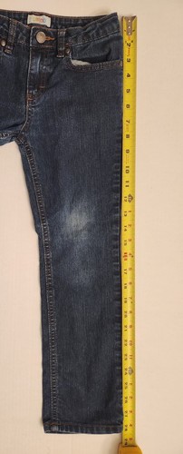 Girls Circo Jeans Kids Size 6 Straight Leg Adjustable Waist, Distressed on front - Picture 9 of 10