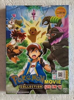 Pokemon Movie Collection (26 in 1) Anime DVD 13 Movie in English