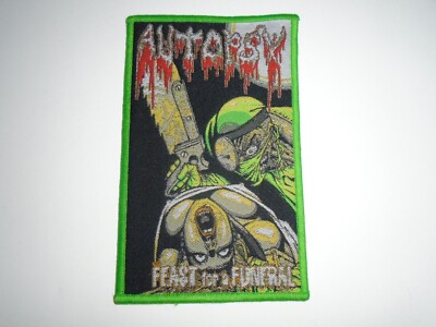 AUTOPSY FEAST FOR A FUNERAL WOVEN PATCH