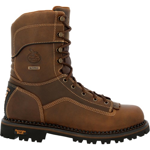 Georgia Boot AMP LT Low Heel Logger Composite Toe Waterproof Work Boot - Picture 7 of 7