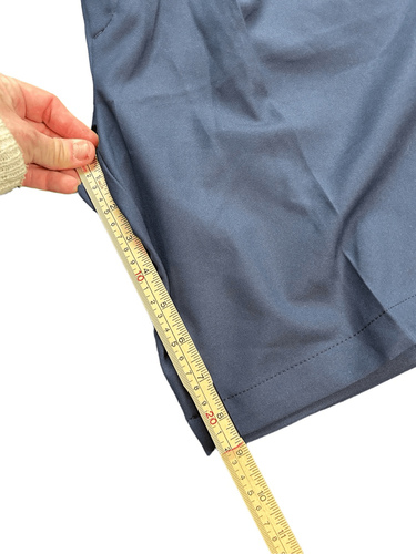 Haggar Men's Cool 18 Sz 34 Gabardine Hidden Expandable Waist Pleat Front Short,C - Picture 5 of 8