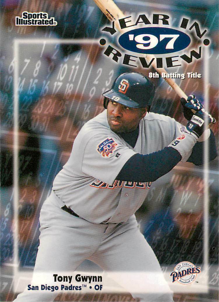 TONY GWYNN 1998 Sports Illustrated YEAR IN REVIEW #189 Padres | eBay