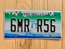 2007 Base Michigan Spectacular Peninsula License Plate