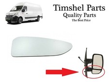 unteres Spiegelglas Rechts für Renault Master III 2010 Opel Movano B 2010 konvex