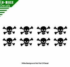 Skull And Crossbones Kill Markings Car Truck High Quality Die Cut Vinyl Decal