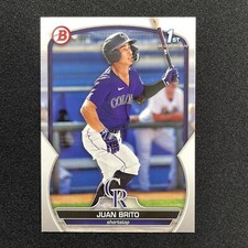 2023 Bowman Paper Base #BP-77 Juan Brito - Colorado Rockies