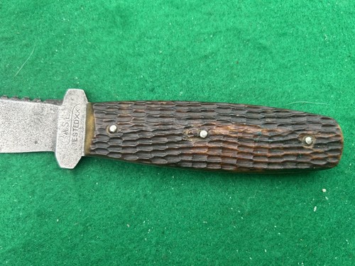💯 1920's - 30's "SUPER RARE" CASE TESTED XX GREEN BONE" Hunting Fish Knife 2 - Picture 6 of 13