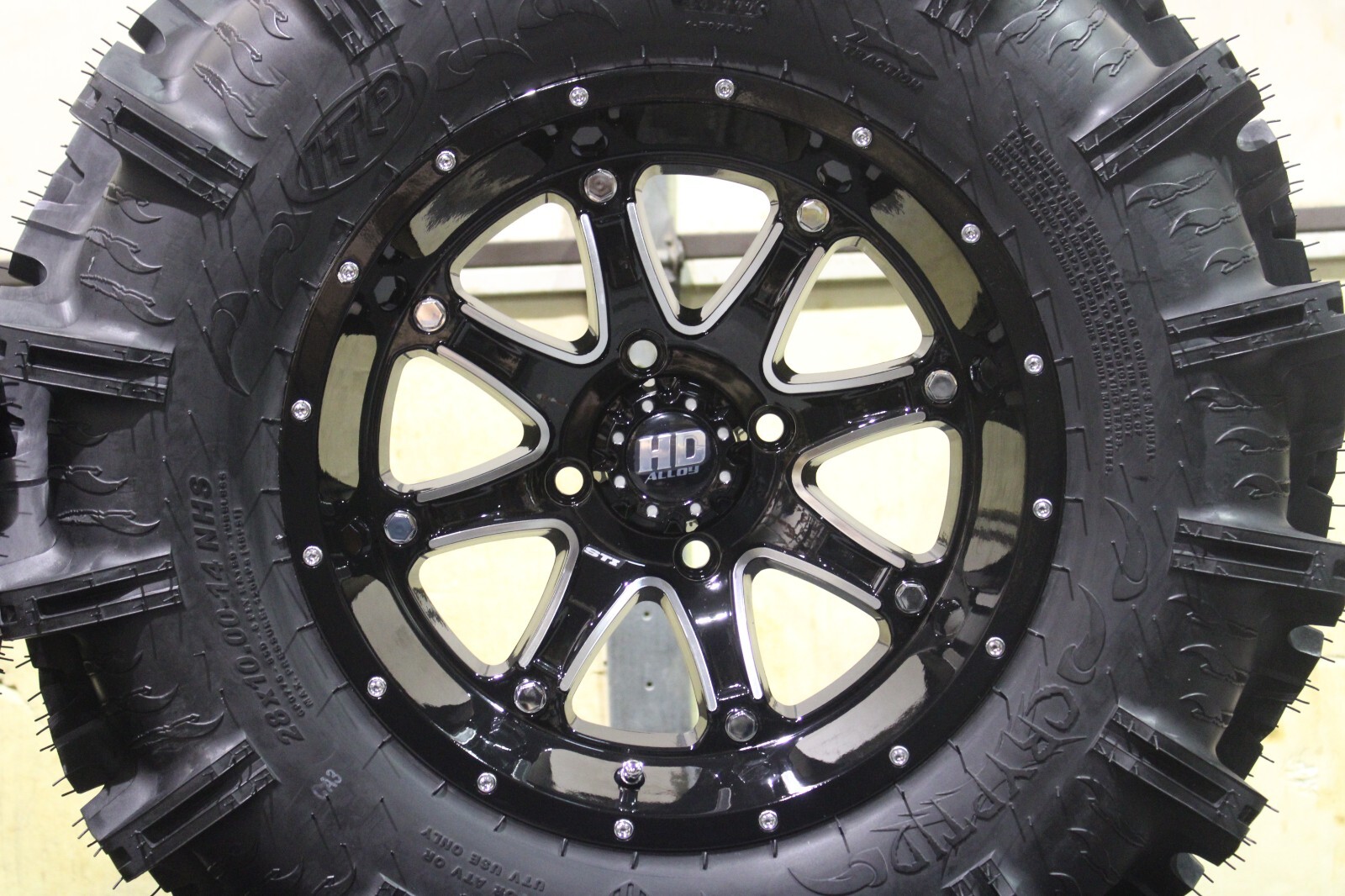 KODIAK 700 28" CRYPTID MUD ATV TIRE & 14" HD4 WHEEL KIT IRS1CA MADE IN USA eBay