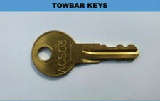 THULE GDW TOW TRUST WITTER PCT BRINKS TT ACS03 ACS 03 003 TOWBAR KEY