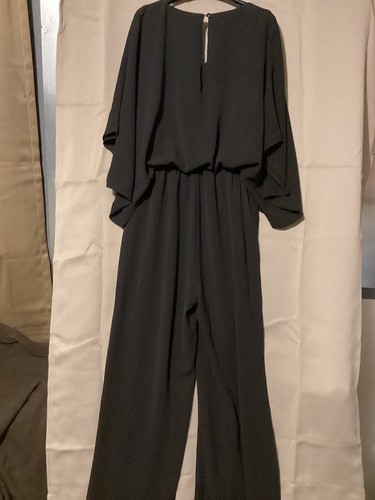 Womens Jumper Puff Sleeve Office/Date Night SZ S Black Sem iSheer NWT Main Strip - Picture 2 of 5