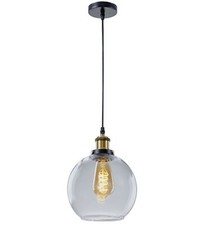 Industrial Glass Pendant Light Vintage Ceiling Hanging Lamp Kitchen Island E27