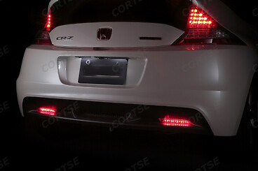 2x For Honda CRV CRZ Insight Black Smoked Bumper Reflector LED Tail Brake Lights - Bild 12 von 12