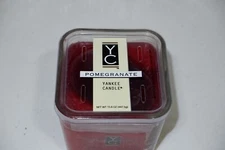 2003 Yankee Candle Retired Pomegranate Large - 2 Wick Candle 15.8 OZ - Used Once