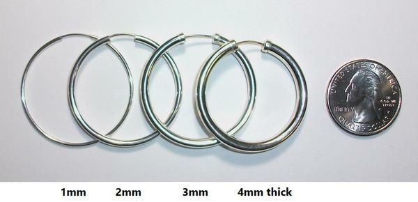 Grandi Cerchi Twist, Grandi Orecchini Ritorti, Cerchi Twist In Oro - Foto 6