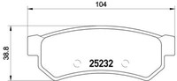 P 10 053 Brembo BremsklöTzesatz,Scheibenbremse FüR Buick ( Sgm ),Chevrolet,Dae