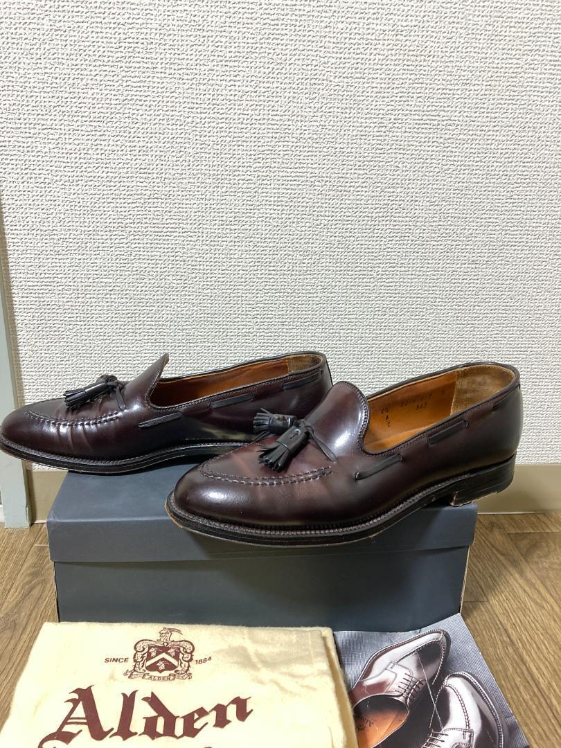 Alden 563 Tassel Loafer 8.5C Burgundy Cordovan #0130 | eBay
