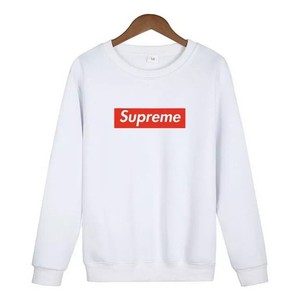 supreme felpa bianca