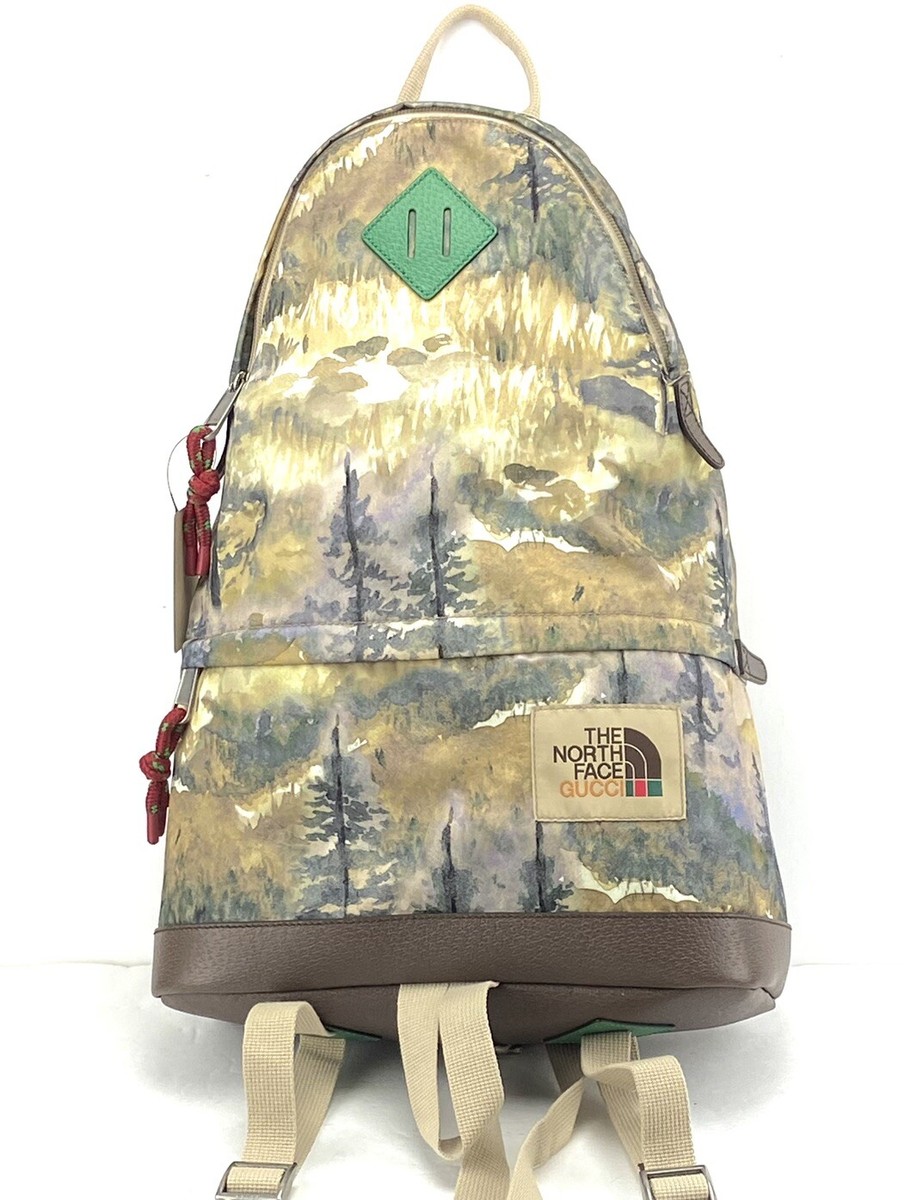 New Authentic Gucci x The North Face Backpack, Mountain New Authentic Gucci x The North Face Backpack, Mountain