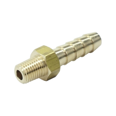 Messing Schlauch Barb Fitting 1/4'' Barbed X 1/16 NPT Rohr männlich Adapter