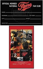 FAME FAN CLUB MEMBERSHIP CARD - VINTAGE FANTASY