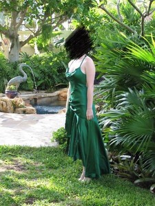beautiful emerald green dress